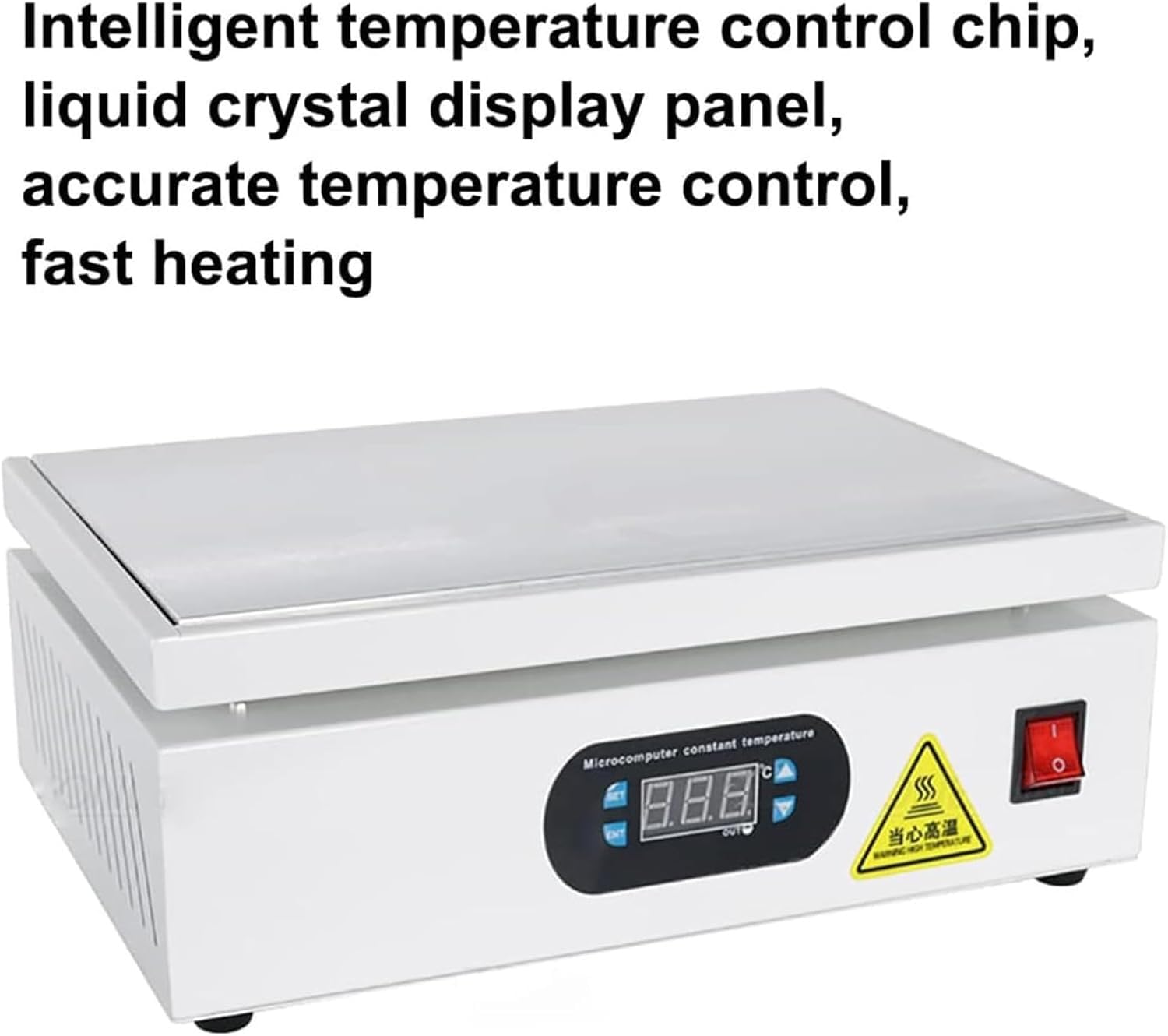 Machine D'emballage Cellophane Manuelle, Scelleuse Chauffante À Affichage Numérique Avec Isolation Thermique Et Protection Anti-brûlure, For Emballage De Parfums Et Cosmétiques Sous Film PVC