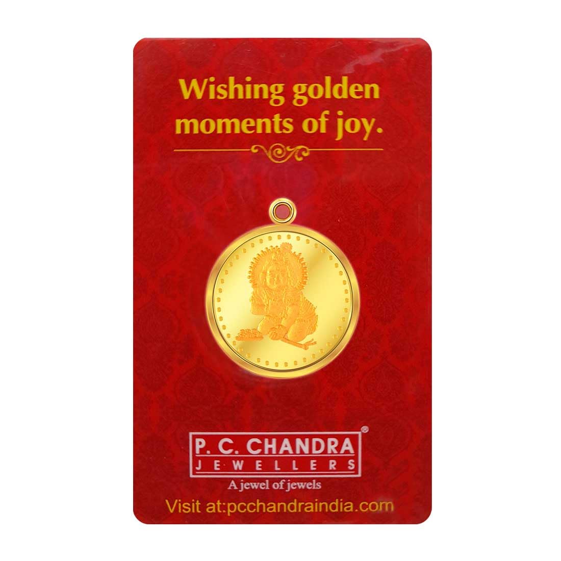 P.C Chandra Jewellers 24kt (995) Kanha Ji Yellow Gold Coin Cum Pendant - 5 Gram-image-21
