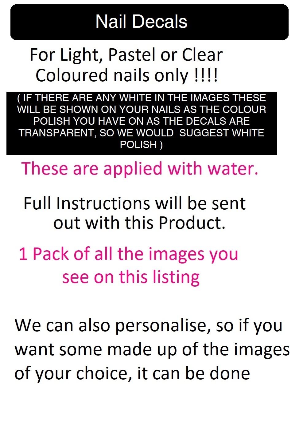 India Collection (Aum Om Nail Decals Art)