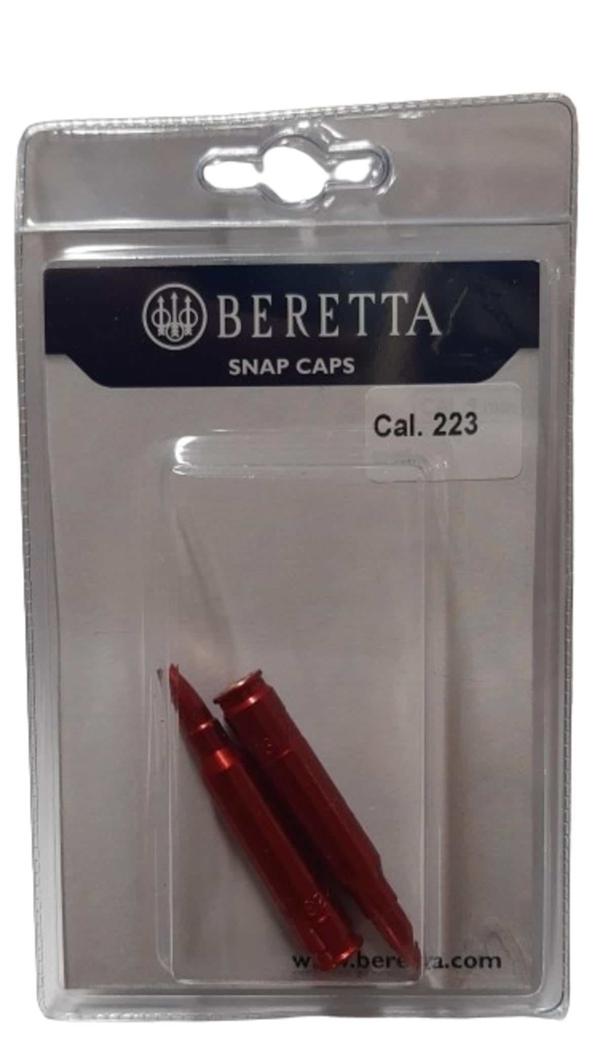 BERETTA Salvapercussori Snap Caps cal. 223 mm, in alluminio Anodizzato Rosso (Confezione da 2 pezzi)
