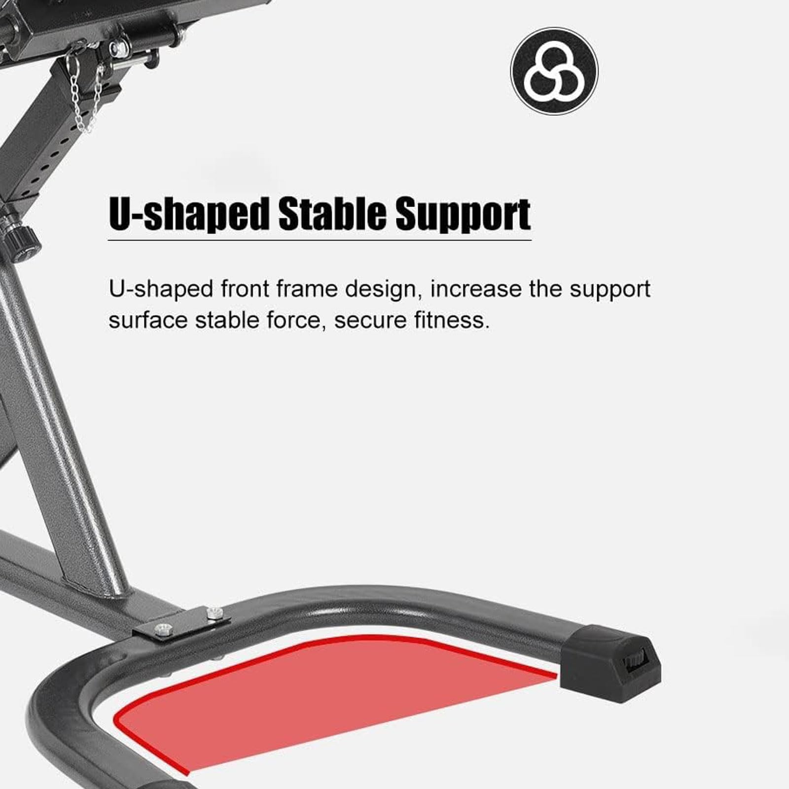SPORTNOW Back Extension Bench, Roman Chair
