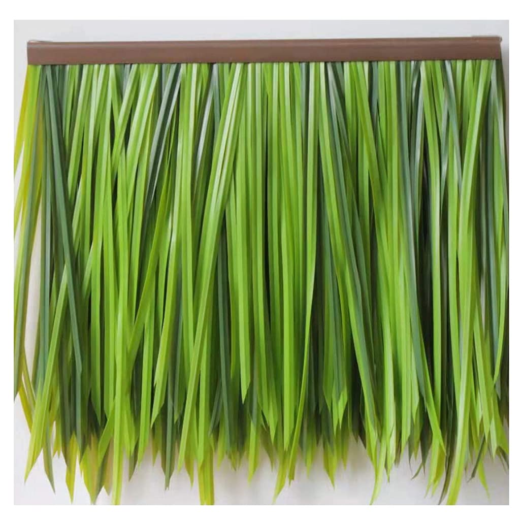 Techo de hierba artificial de PE resistente en pack de 8 piezas de 50x50 cm
