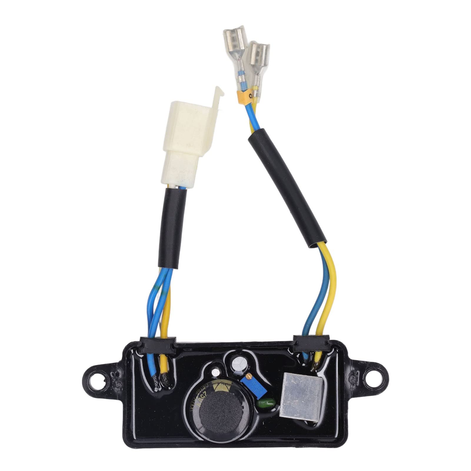 Brrnoo Regulador de Voltaje Avr, Generador Rectificador de Voltaje 1-2.5KW Regulador de Automático Avr Monofásico 6 Cables para Motor de Gasolina