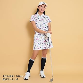 Amazon.co.jp: [キャロウェイ] レディース 半袖 ポロワンピース