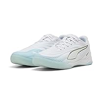 PUMA Scarpe da Calcio Unisex Ibero V, Puma Bicchiere di Mare Bianco Acqua frizzante Chiaro, 46 EU