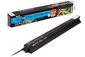T5 HO UVB Reptile Light Fixture: Essential for Tropical Rainforest Reptiles