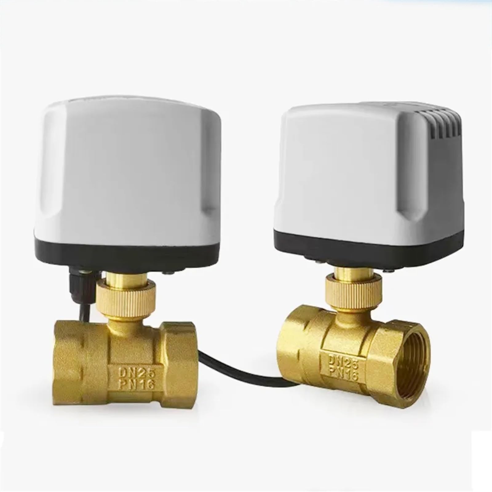 1/2"" 3/4"" 1"" 1-1/4"" DN15-DN50 IP65 Waterproof Motorized Ball Valve 220V 12V 24V 3-Wire 2 Control Brass Electric Ball Valve (Color : AC110V, Size : DN40)