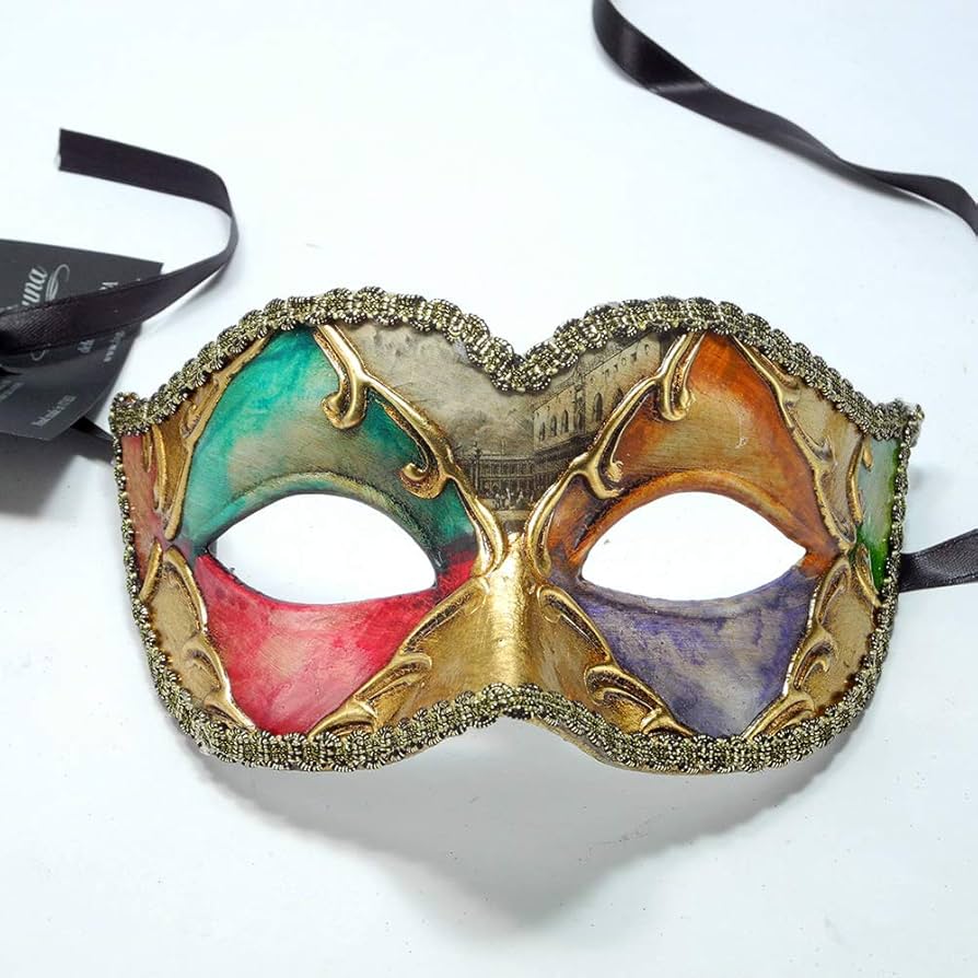 Amazon.co.jp: イタリー製 マスケラ 仮面 【Columbina】コロンビーナ