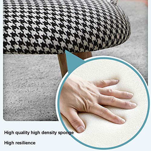 Petit tabouret pour salon et chambre à coucher avec assise douce - 3