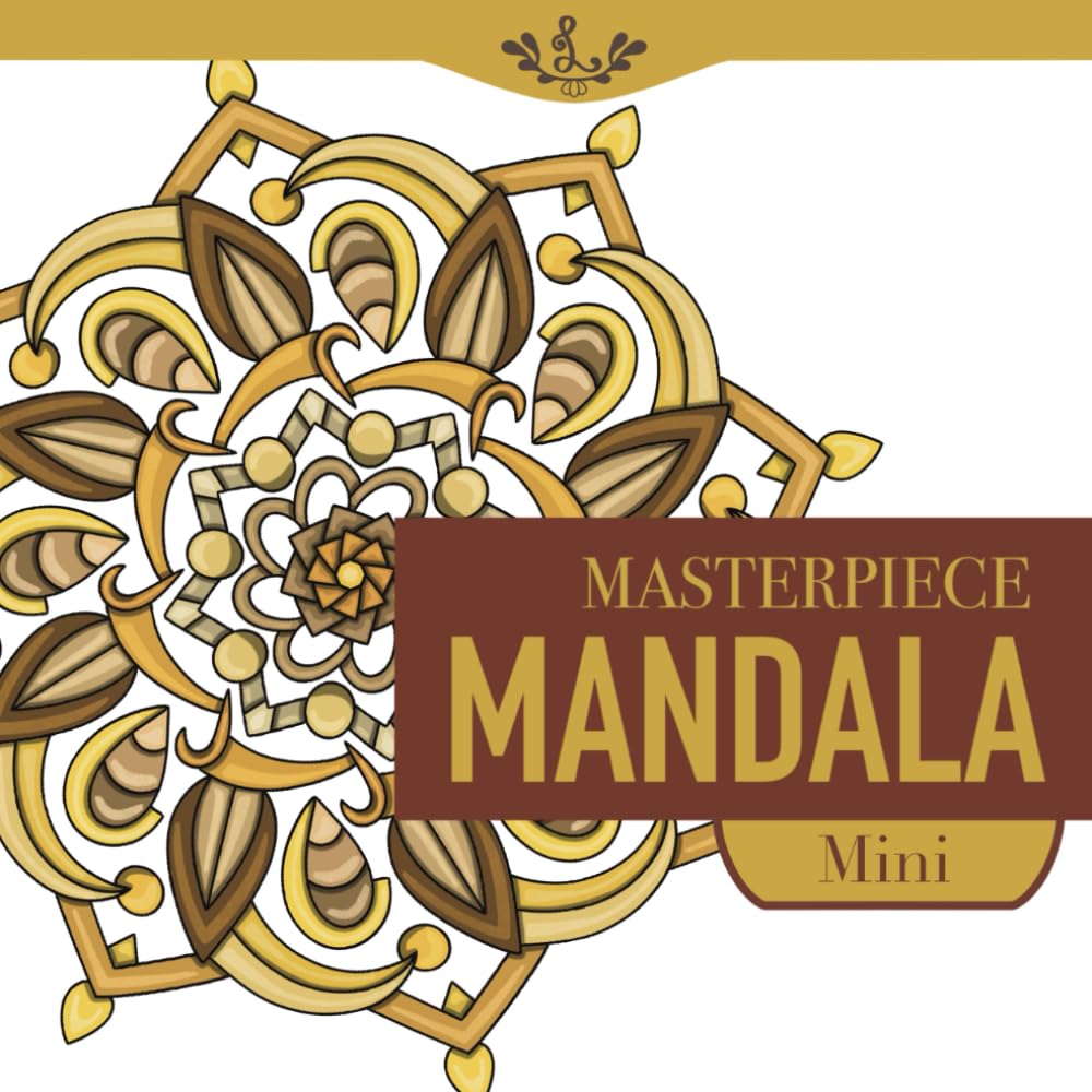 Masterpiece Mandala Mini coloring book