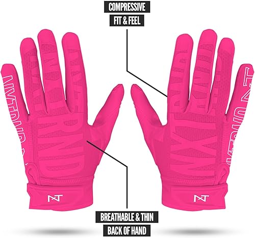Miniatura 3 de Nxtrnd G2 Pro Football Gloves, Men's Ultra Sticky Elite Receiver Gloves
