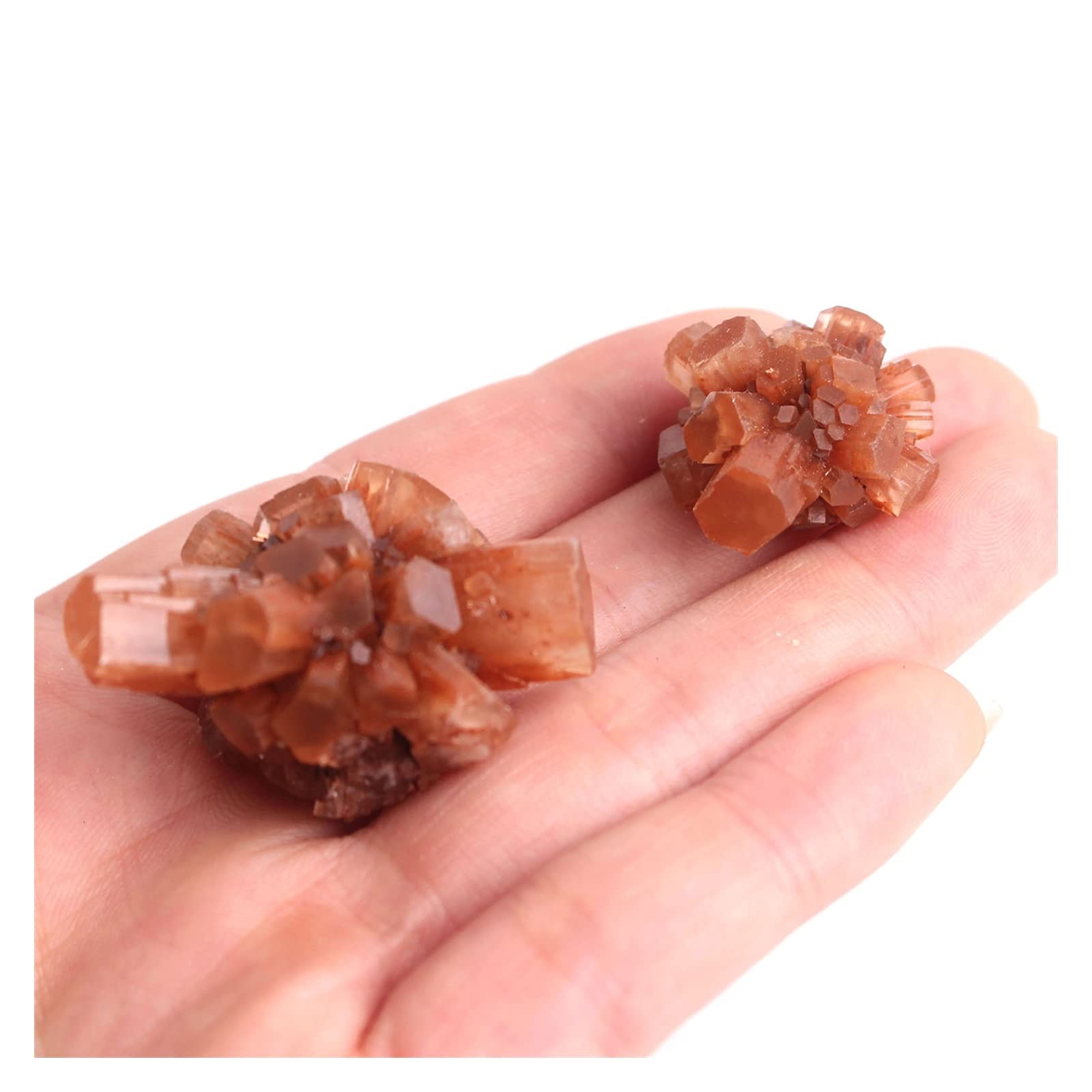 Amazon.co.jp: 天然 希少 オレンジ アラゴナイト 水晶 クラスター形状