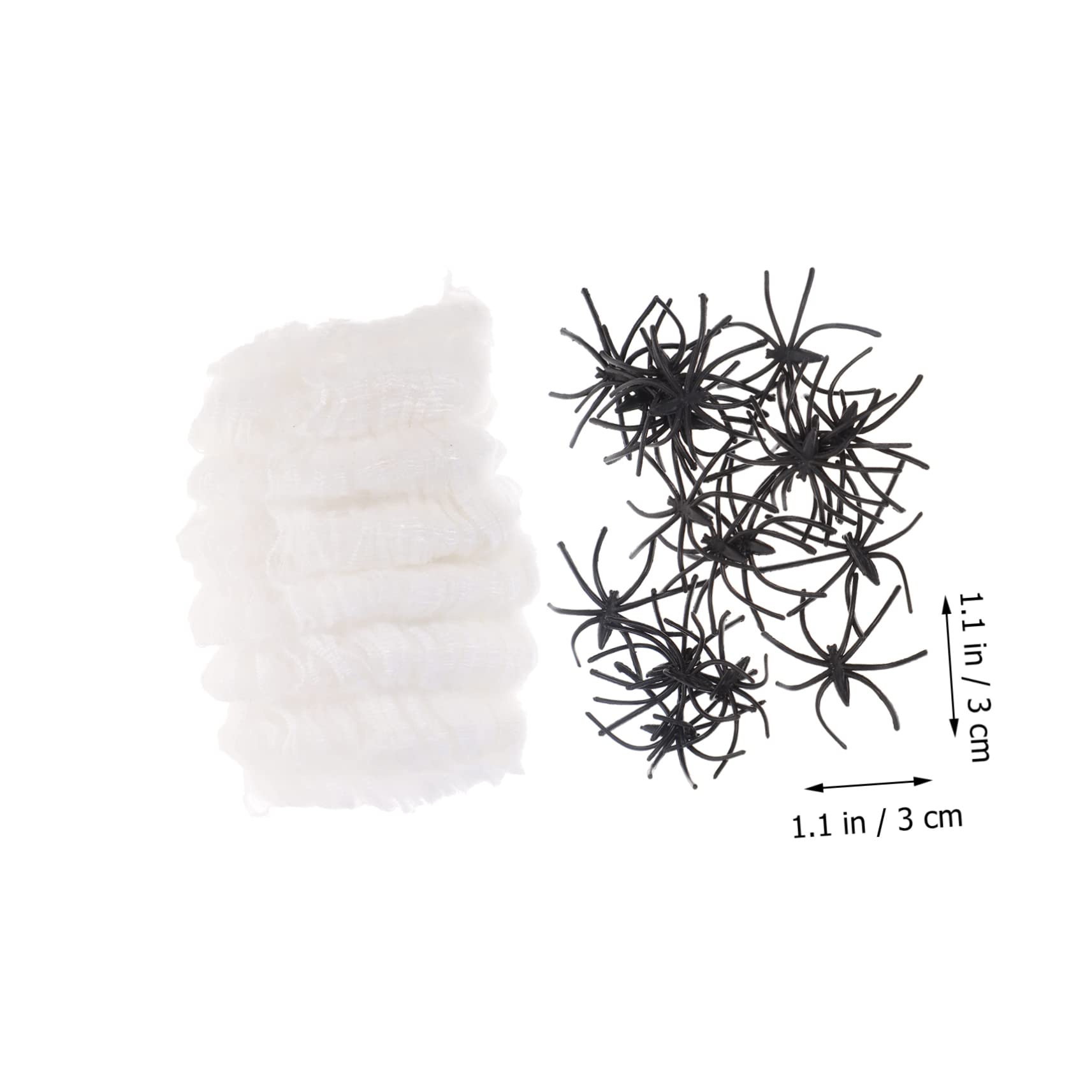 BESPORTBLE 10sets Decorazioni Halloween Con Ragnatela Finta e Ragni Per Decorazioni Domestiche e Festa Di Halloween Per Interni Ed Esterni Accessorio Divertente Per Scherzi e Atmosfera