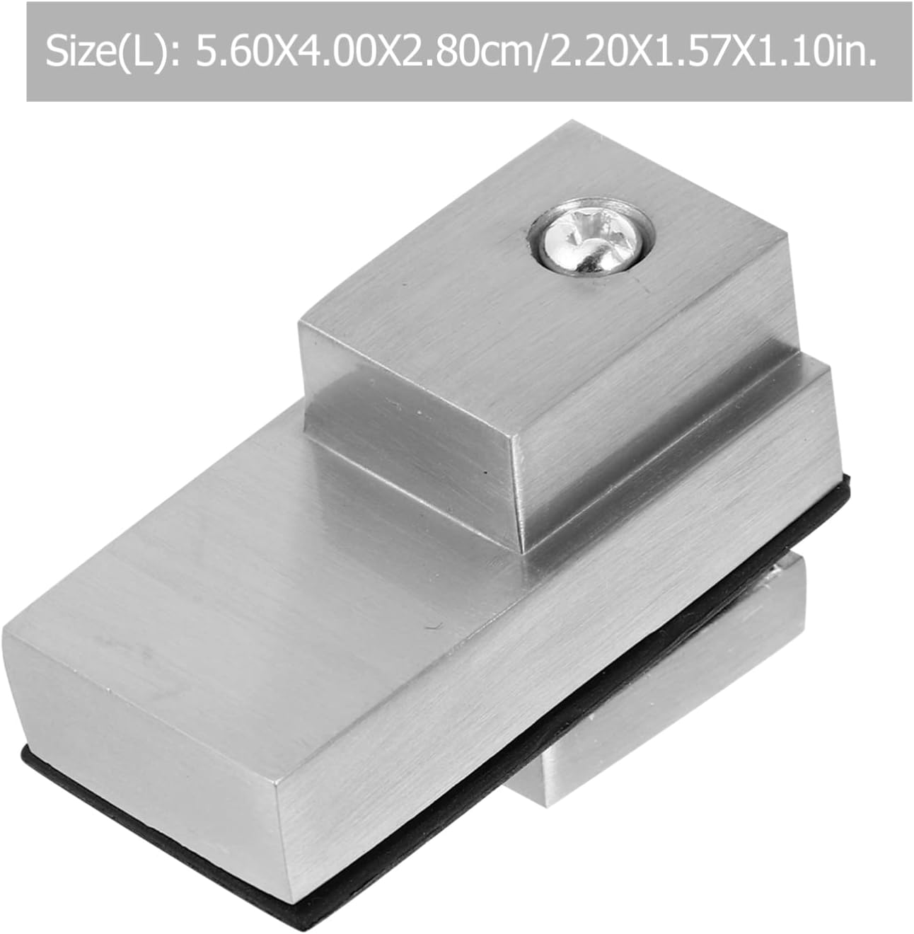 2Pcs Mirror Holder Clips Adjustable Glass Crystal Mirror Retainer Fixed Clip Bracket Frameless Mirror Hanging Shelf Clamp for Fixing Mirror Cabinet Door C