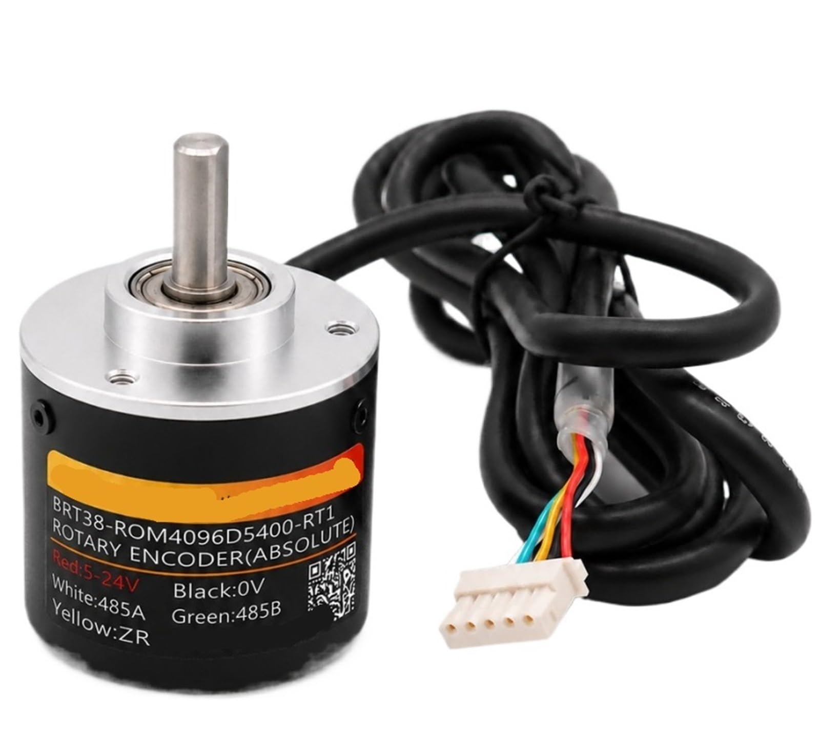 Codificador absoluto rotativo de eje sólido de 6 mm RS485 Sensor de ángulo de giro único con memoria de apagado for equipos(SSI,17bit)