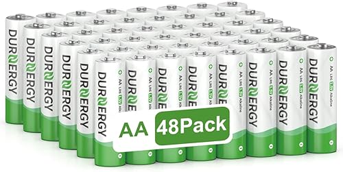 Paquete de 48 pilas AA, 10 años de vida útil, pilas AA dobles de 2800 mAh para reloj, pilas AA, alcalinas LR6