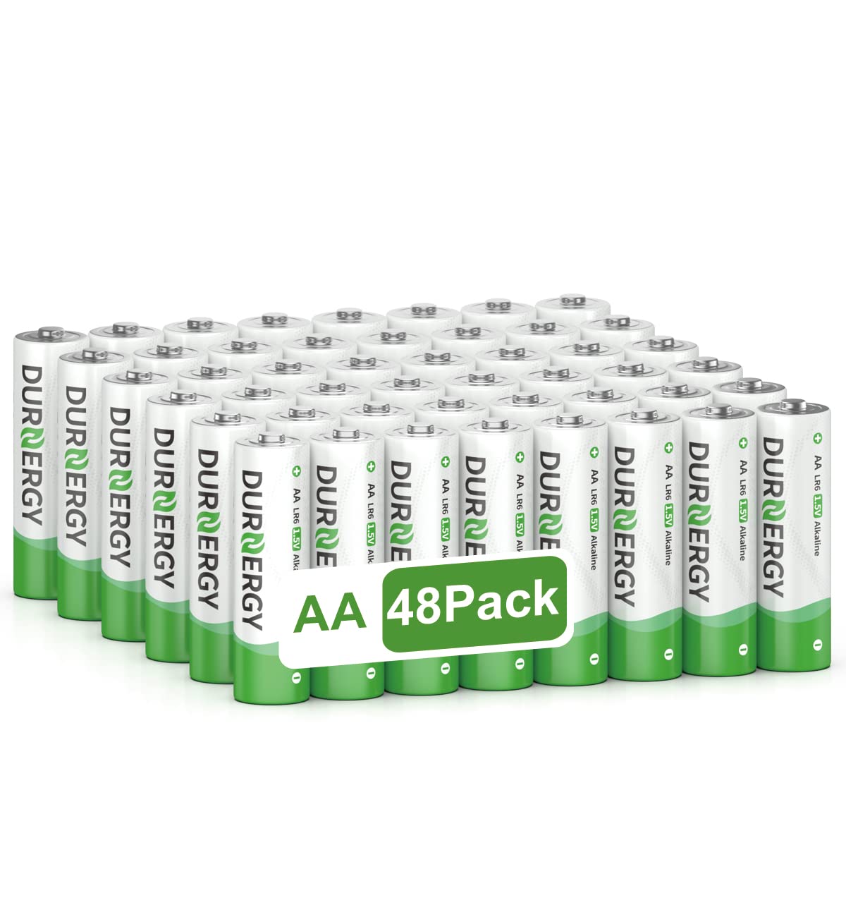 AA Batteries 48 Pack, Double A Battery10-Year Shelf Life, Double AA Batteries 2800mAh for Clock, Piles AA, LR6 Alkaline
