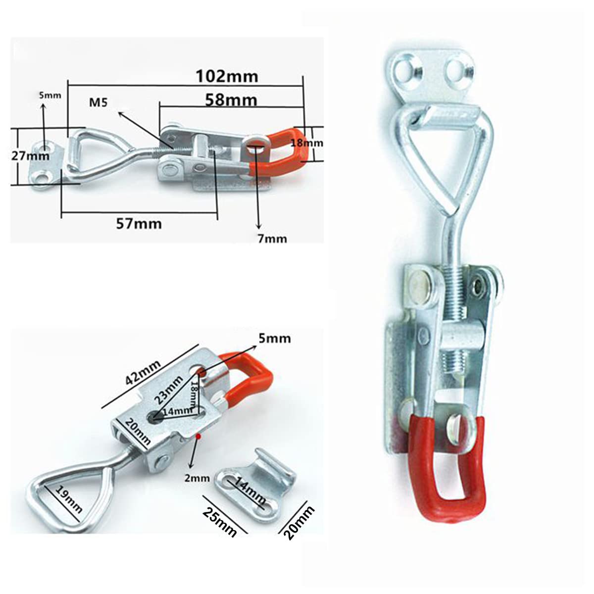 6 Pcs Fermeture Remorque Sauterelles De Menuisier Loquet à Bascule Sauterelles Bascule Pince Pince Genouillre Loquet Bascule Rglable En Mtal Gh 4001 Capacit De Rtention 150 Kg 330 Lb 60276506 6 Pcs Fermeture Remorque Sauterelles De Menuisier Loquet à Bascule Sauterelles Bascule Pince Pince Genouillre Loquet Bascule Rglable En Mtal Gh 4001 Capacit De Rtention 150 Kg 330 Lb 60276506