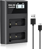 Vista 14 de Paquete de cargador de batería EN-EL9 EN EL9a, paquete de cargador LP compatible con cámaras Nikon D40, D40X, D60, D3000, D5000, repuesto