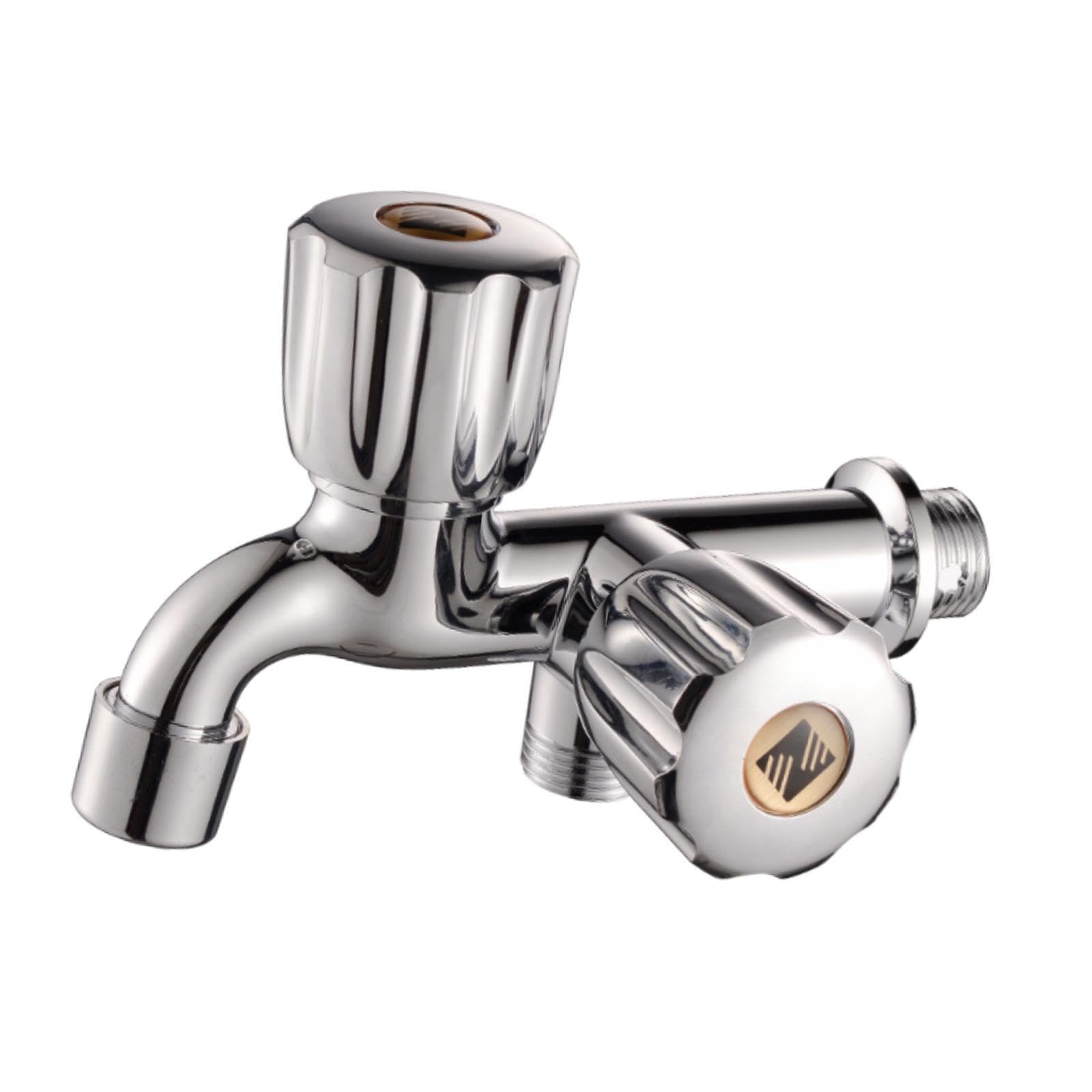 Zambuph Wall Mounted Faucet G1/2 Water Faucet Designed For Efficient Bathroom And Garden Which Not Affect Each Other Balcony Mop Sink Taps Garden Tap Single, Style B