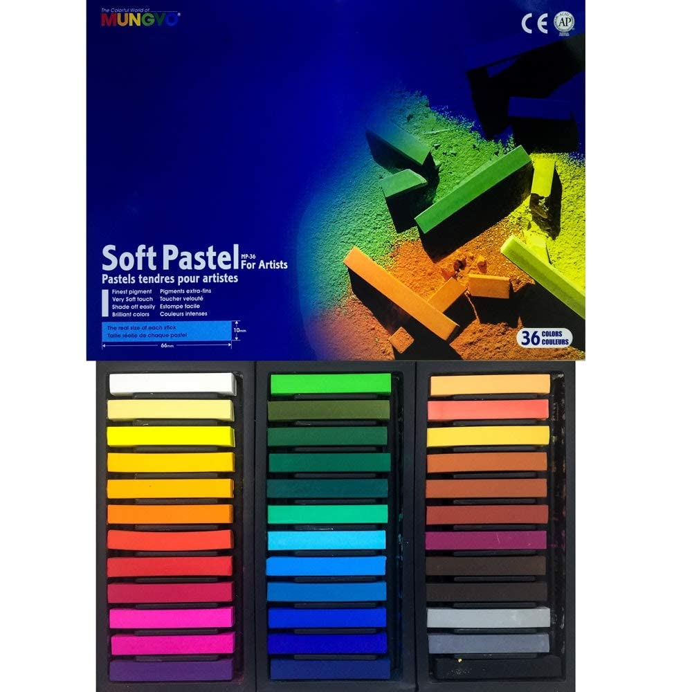 Mungyo Zestaw miękkich suchych pasteli - 36 szt.