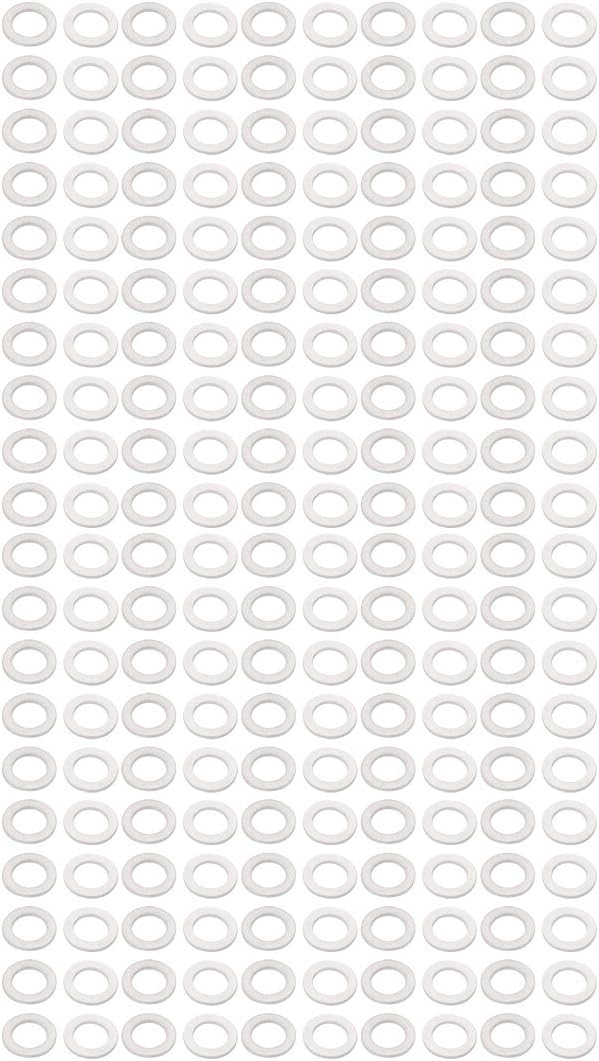 Sourcingmap 10mmx16mmx1.2mm Motorcycle Hardware Drain Plug Crush Aluminum Washer Seal 200pcs