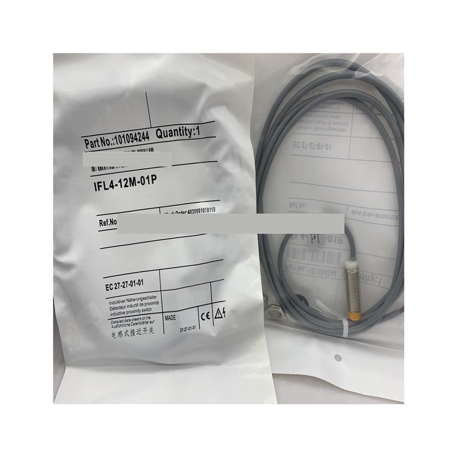 Capteur de proximité inductif M12 IFL4-120M-10N commutateur de position métallique