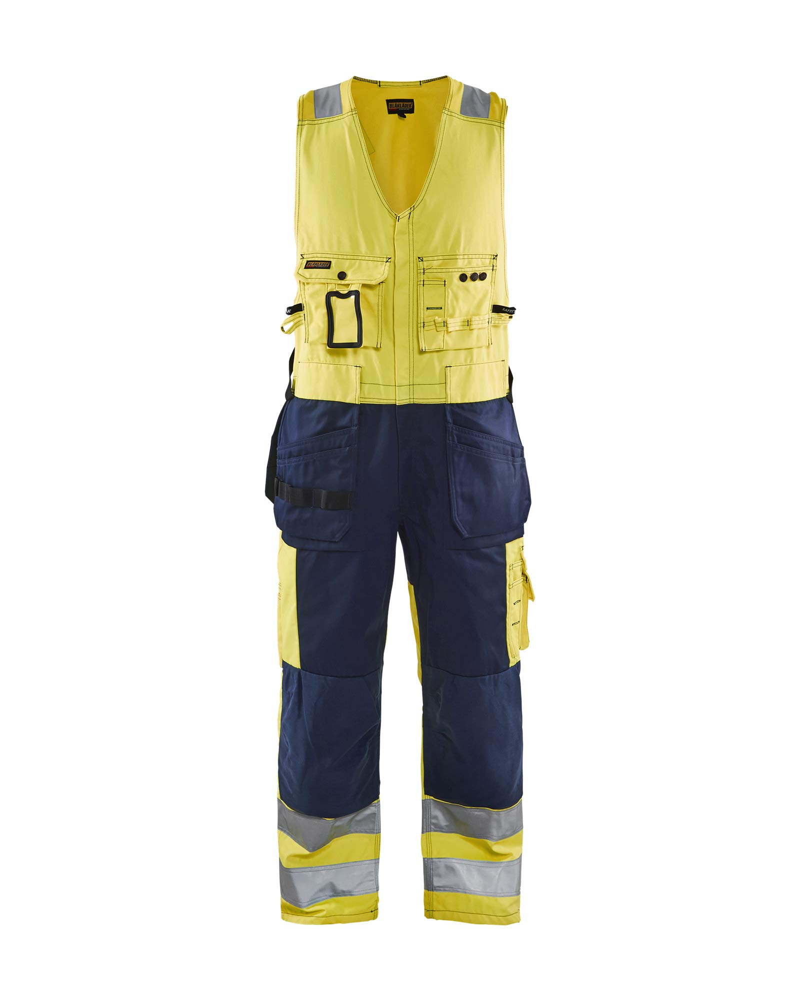 Blakläder 265318043389 C58 High Vis traje sin mangas talla C58 amarillo/Marino Azul