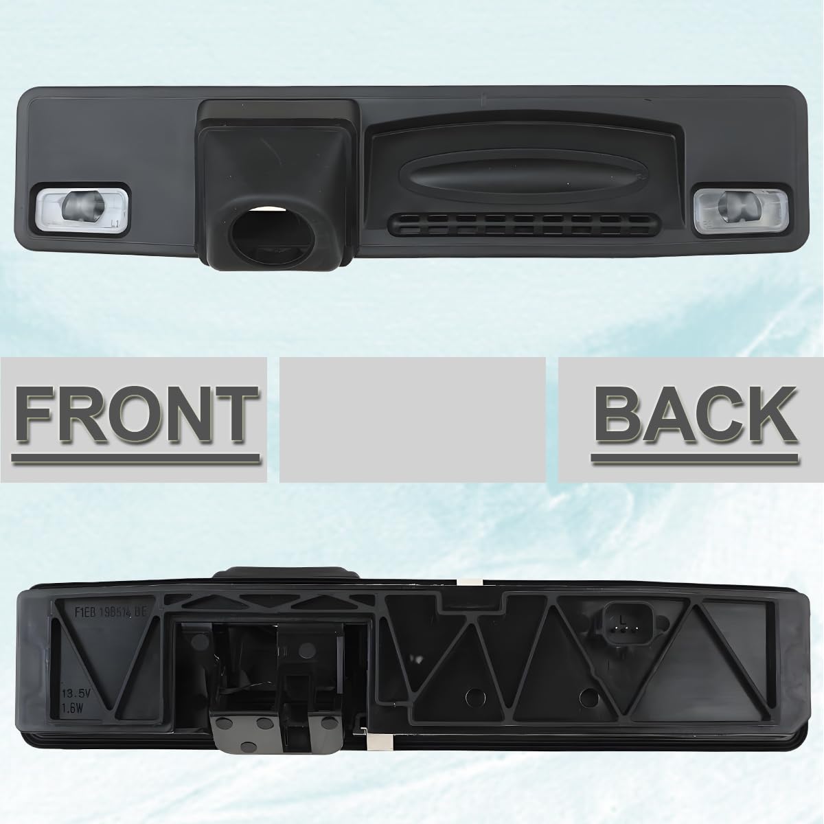 ZAMODE F1EB-19B514-BE uchwyt bagażnika samochodowego do Ford Focus ST 2012-2018 Hatchback Wymiana przełącznika uchwytu bagażnika Przycisk przełącznika tylnej klapy F1EB19B514BE