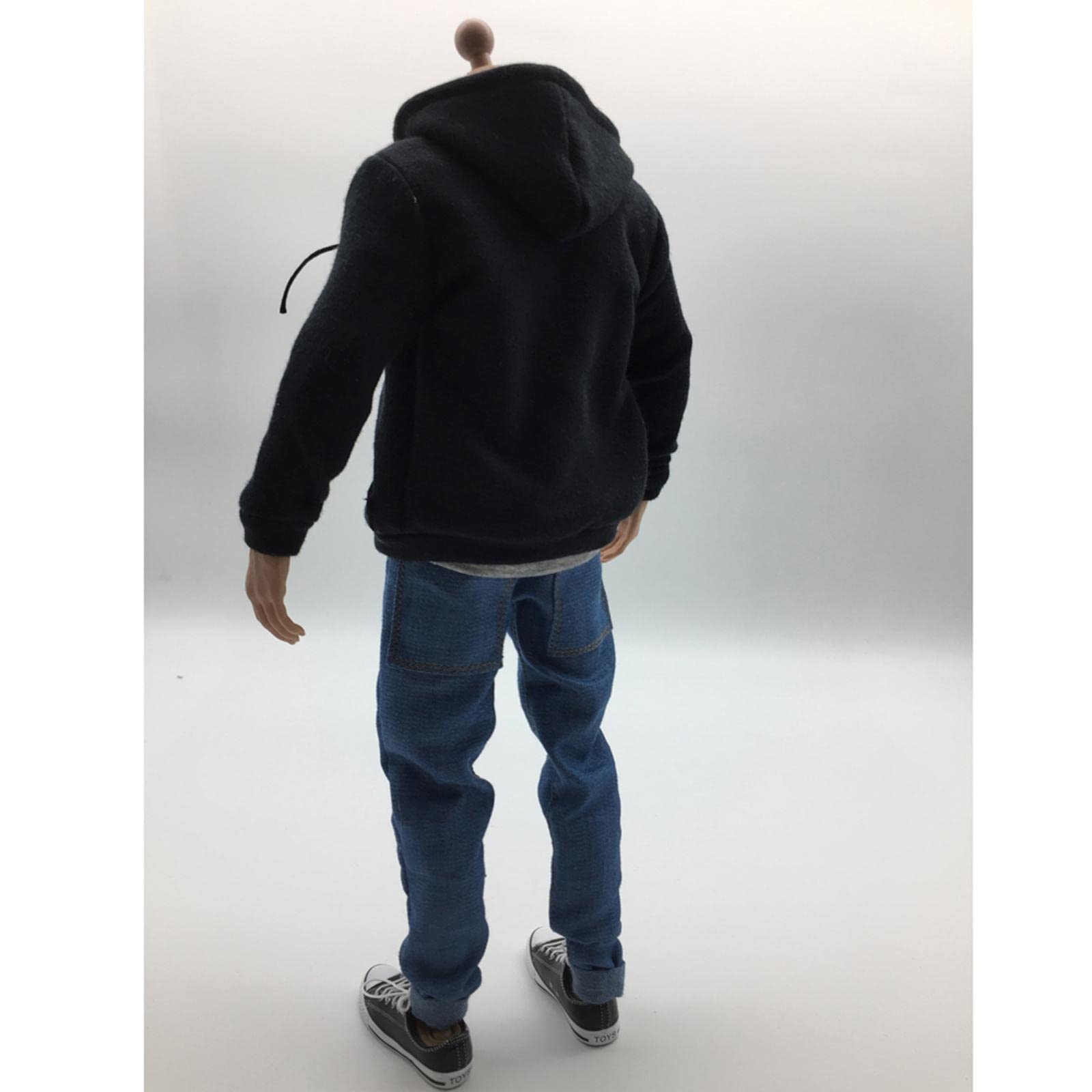 Amazon | Generic 1/6スケールメンズファッションパーカーTシャツ 