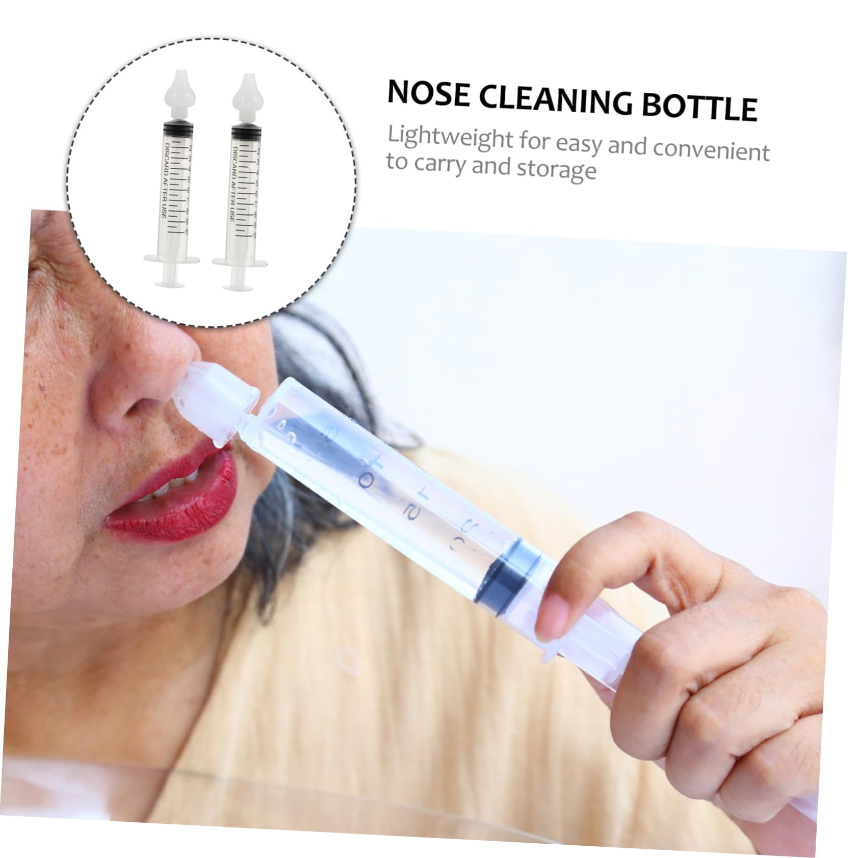 minkissy Lot De 10 Irrigateurs Nasaux Pour Bébé Outils De Nettoyage Nasal Pour Nez Bouché Abs Silicone Idéal Pour Les Voyages
