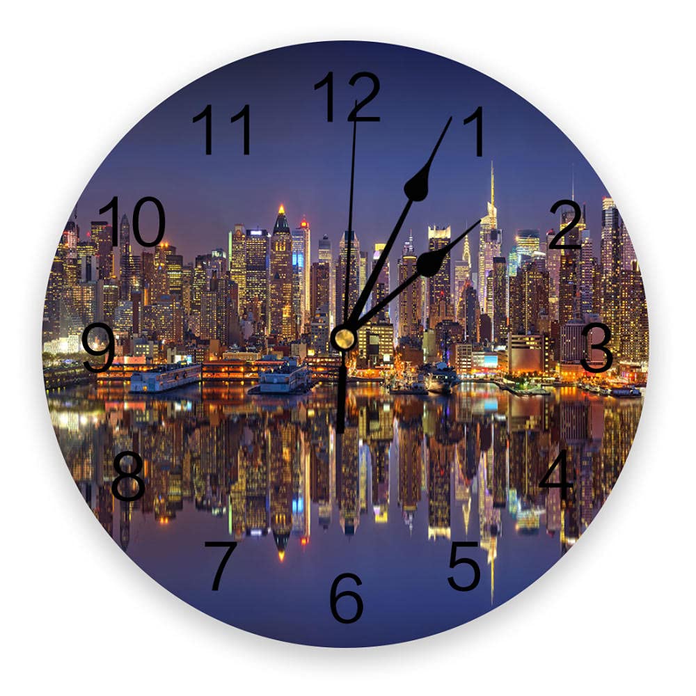 Amazon.co.jp: マンハッタンシティナイトビュービルリフレクション