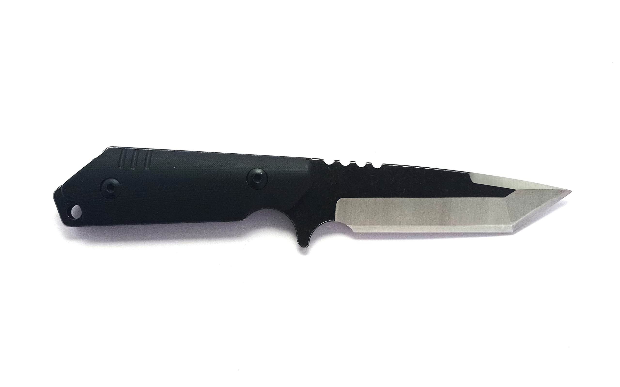 Range HK08 Coltello da caccia in acciaio inox 420, 22,8 cm, lama 11,7 cm x 11,1 cm impugnatura antiscivolo G10