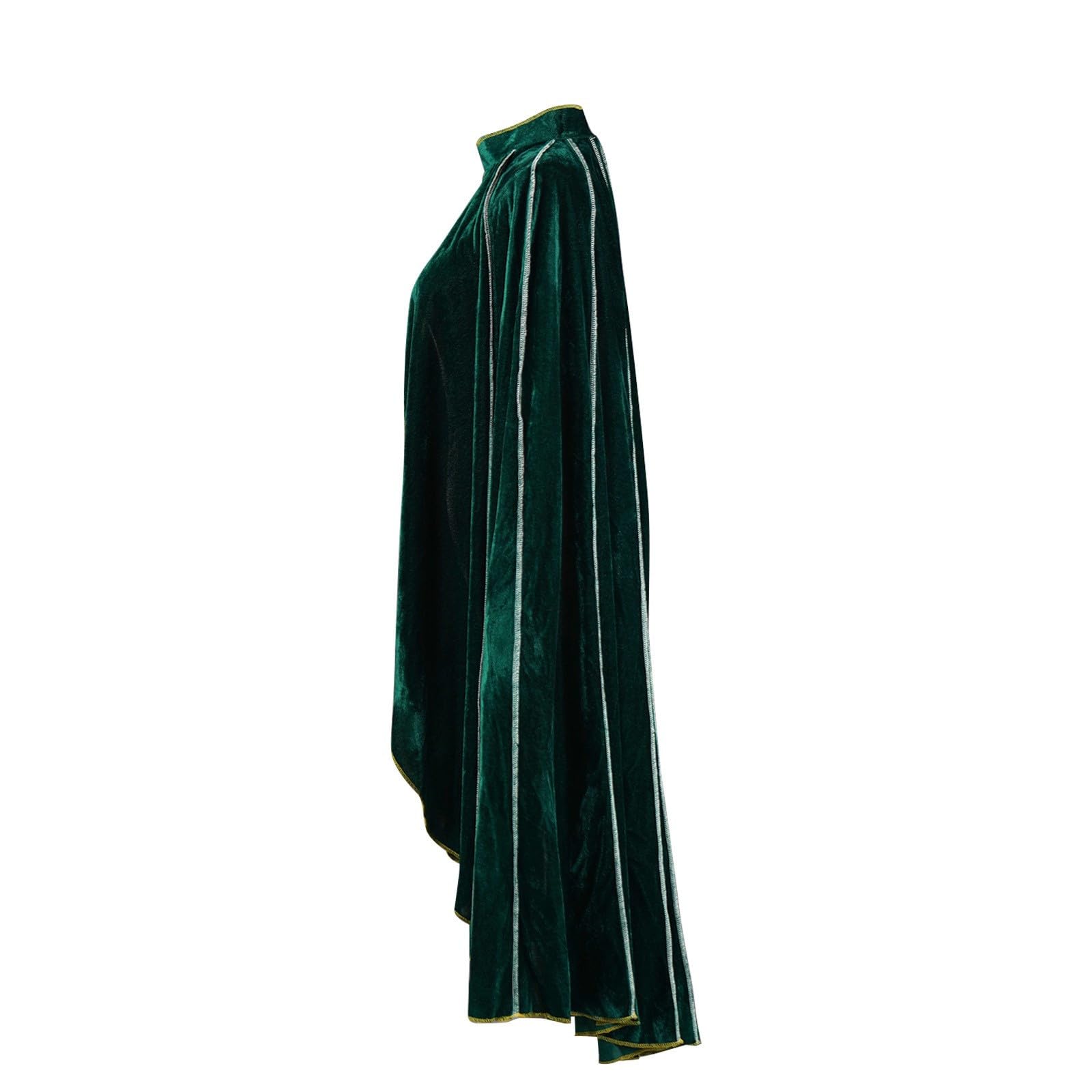 Générique Cape Médiévale Élégante pour Femme, Costume Gothique Cosplay Halloween,Velours Doux · Coupe Ajustable · idéal pour fête & Mascarade · Tailles S-XL