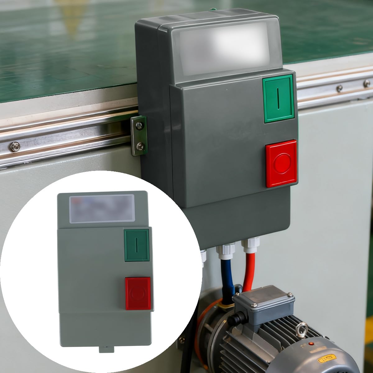 Arrancador De Motor Magnético, Resistente Al Agua IP55, Retardante De Llama, Reinicio Automático Manual, Protección Contra Sobrecarga Trifásica, Seguridad De Circuito 380 V 9-13 A