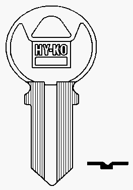 American Lock House Key