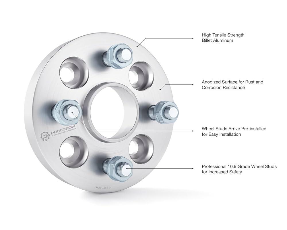 3Ｂ Ichiba Type 2 Bolt-On M12x1.25 Wheel Spacers 5x114.3, 15