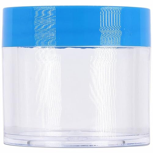 Miniatura 4 de Beauticom 1.06 oz1.0 fl oz (1 fl. oz.) Tarros plásticos transparentes de doble pared a prueba de fugas con tapas superiores planas para cremas,
