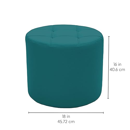 Miniatura 23 de Factory Direct Partners Banco otomano rectangular copetudo; muebles bellamente tapizados para el hogar moderno, oficina, biblioteca o área de