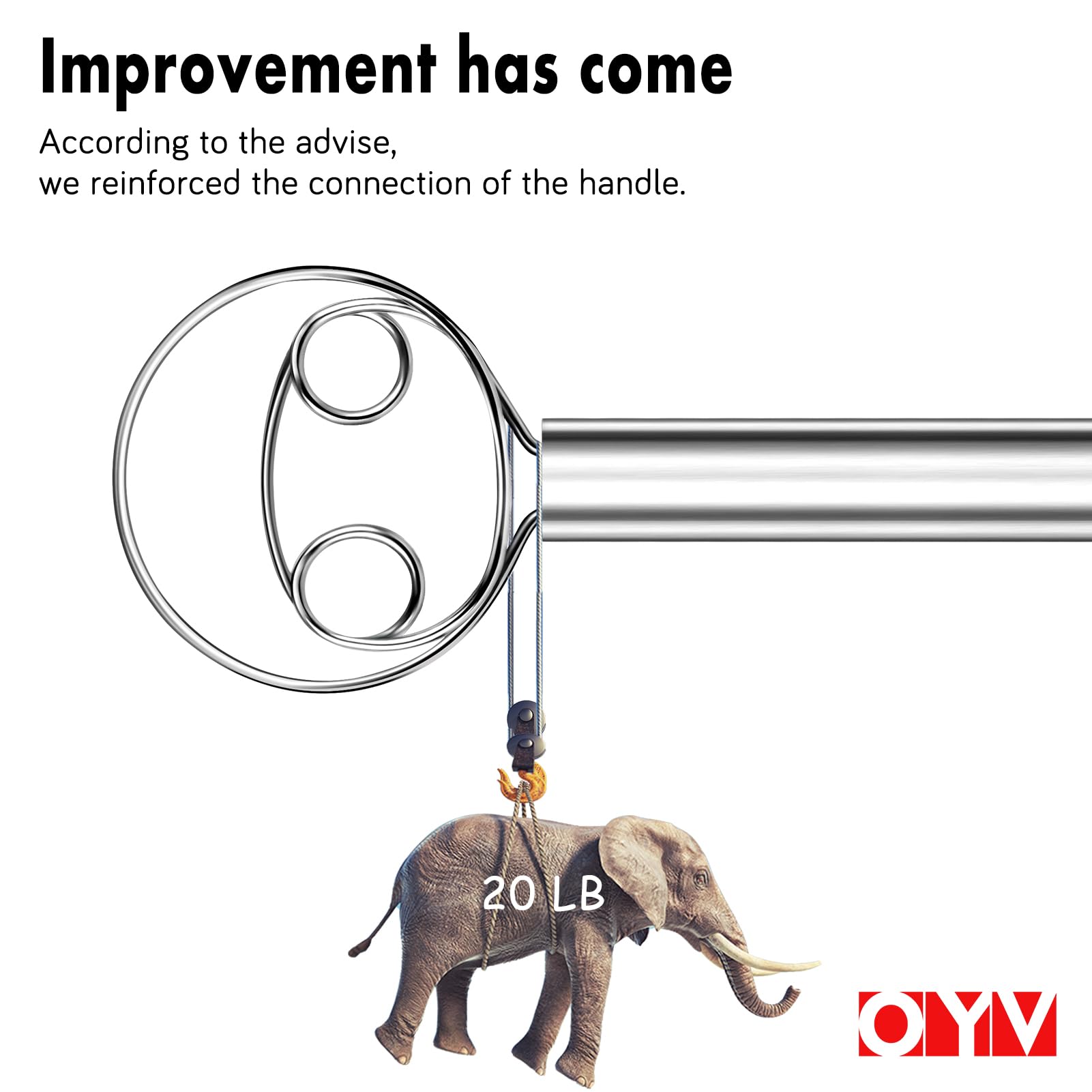 OYV 304 stainless steel dough whisk, Dishwasher Safe Danish Dough Whisk, Dutch Bread Whisk for Sourdough, Pizza, Pastry, Cake Batter, 12-inch sourdough tools - Image 4