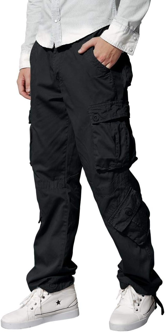 Match Men's Wild Cargo Pants 42 Dark Gray