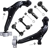 Vista 142 de Detroit Axle - Kit de brazos de control delantero RWD para Mercedes-Benz E320 E420 E430 E55 AMG, 2 brazos de control inferiores, 2 brazos de control