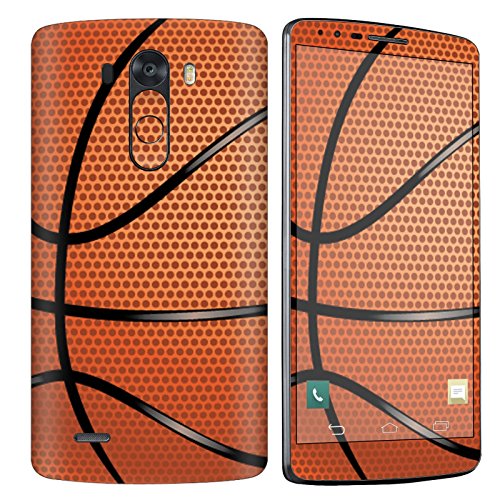 [NakedShield] SkinScratch Guard Vinyl Skin Decal [Full Body Edge] [Matching Wallpaper] - [Basketball] Compatible for LG [G3]