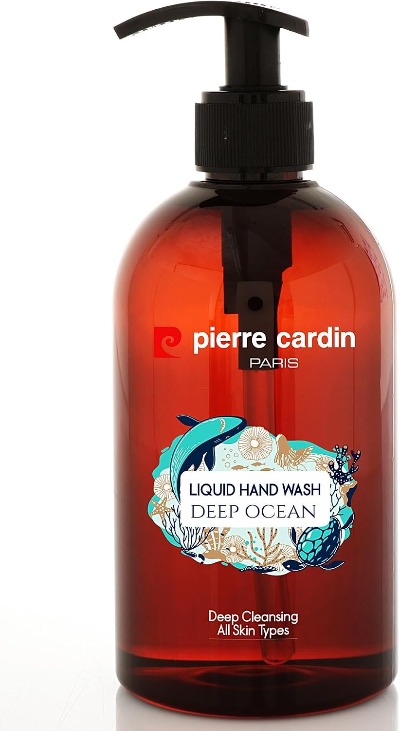 Pierre Cardin Liquid Hand Wash 480 ml – Deep Ocean - Sıvı Sabun - Derin Okyanus