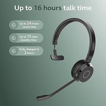 Amazon.com: Jabra Evolve 65 TE (Third Edition) Wireless Single-Ear