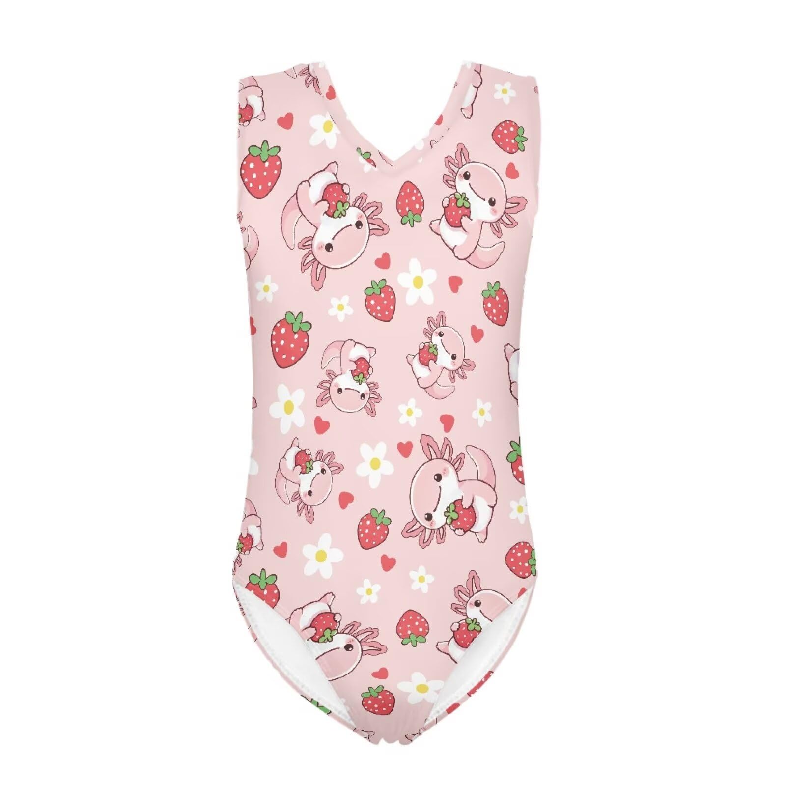 INSTANTARTS Leopard Leotard Girl Gymnastics Toddler Tank Biketards One Piece