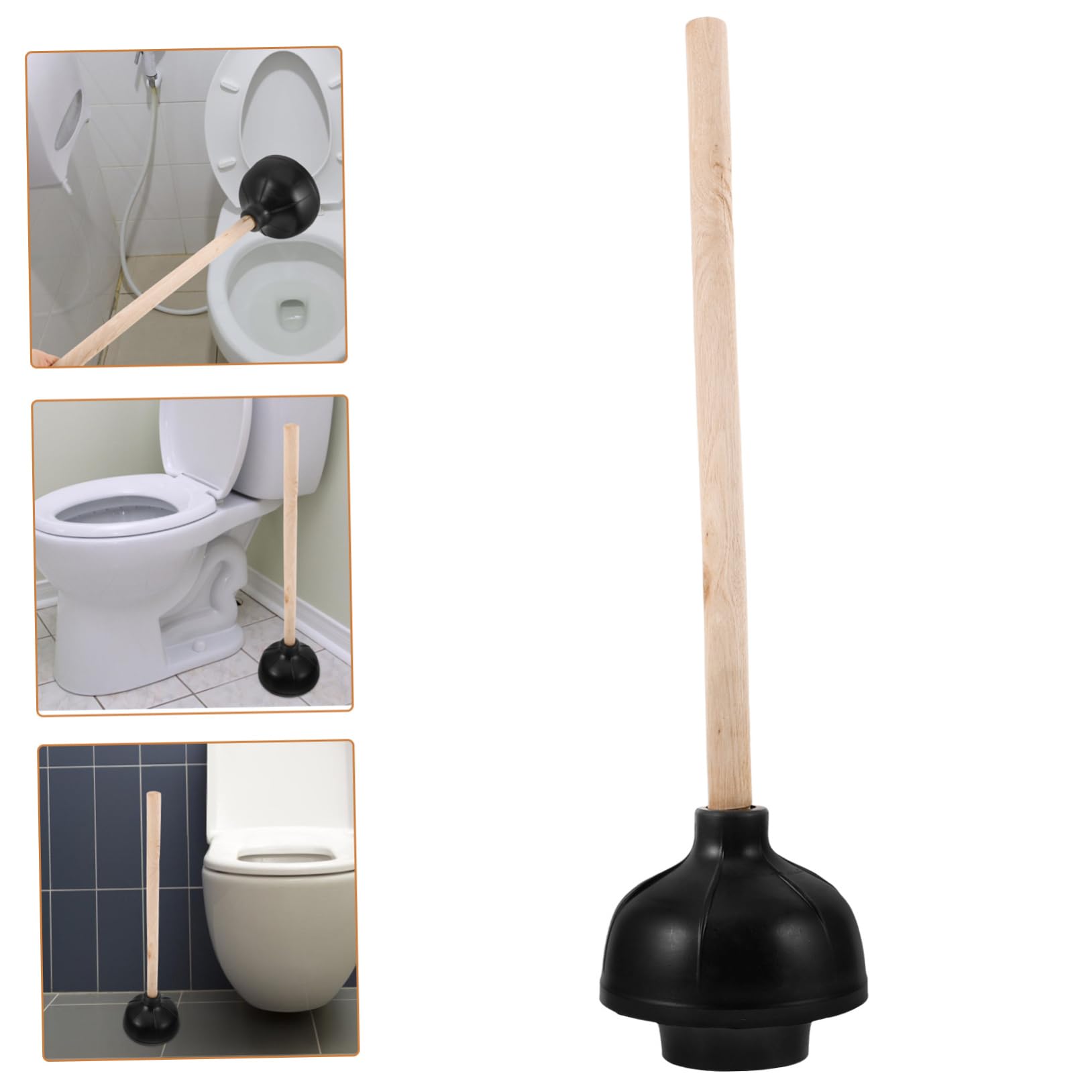 Toiletontstopper Rubber Plastic Sterke Zuiging Efficiënte Toiletgoot Ontstopper voor Badkamer Blauw – kopen tegen lage prijzen bij webwinkel