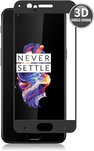 OnePlus  Nero  Pellicola Protettiva Curvata E-Hamii Protettore Copertura Completa Protezione dello Vetro Temperato Anti-graffio Protettivo Schermo Intero