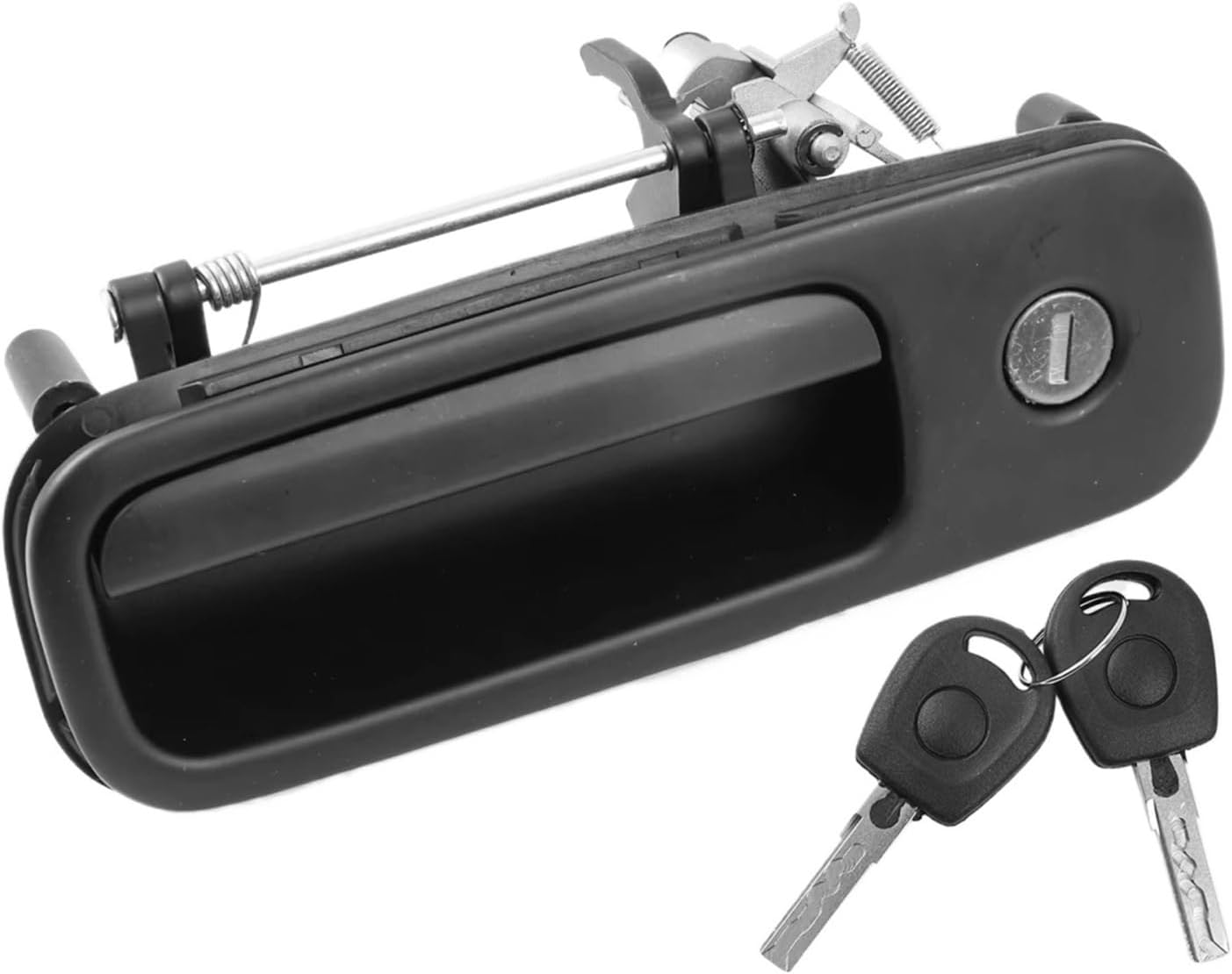 Tailgate Handle Switch Compatible with for Galaxy 1995-2003 2004 2005 2006 Rear Tailgate Switch Trunk Boot Lock Cylinder Handle Keys 1J6827297G 1J6827565B