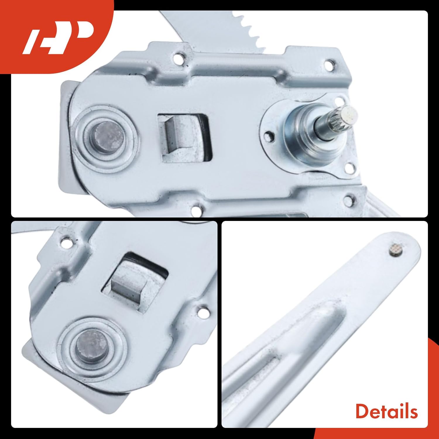 A-Premium Manual Window Regulator Rear Driver Side Compatible with Toyota Corolla 2003-2008